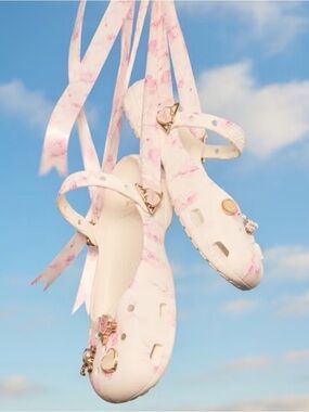 LoveShackFancy x Crocs Classic Ballet Flat Sterling Dusk